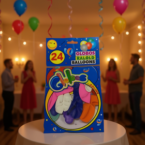 Palloncini Rotondi Globos 24 Pezzi Multicolore per Decorazioni Festa - Product Image 3