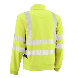 Felpe - HVS790Y 3XL Carpathians - Colore: Giallo Fluorescente - Massima sicurezza in qualsiasi posizione: le bande riflettenti - Product Image 2