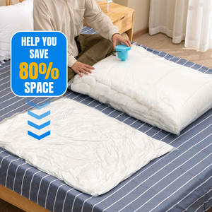 Bolsa de Almacenamiento al Vacío Comprimida, Ahorradora de Espacio, Ecológica, a Precio de Fábrica, con Protección Antiexplosión para Ropa, Ropa de Cama y Zapatos - Product Image 4