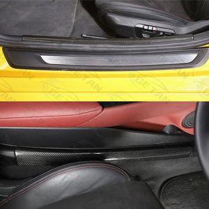 Embellecedor de tira de umbral incorporado para puerta de fibra de carbono Real 19-22 GR Supra A90 A91 accesorios interiores - Product Image 6