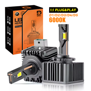 Redsea Upgrade Led D1S Auto Light Serie D Automotriz D2S Csp Sistemas de iluminación D3S Canbus D1S <span class=keywords><strong>Bombilla</strong></span> de faro LED D8S sin error - Product Image 1