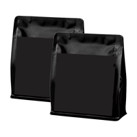 Großhandel Custom Plastic Packaging Bag Kaffee beutel 8 Onz 500gr 2,5 kg 100g 12 Unzen Ventil Reiß verschluss Schwarz Rot Fenster für Tiernahrung