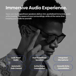 Nuevas gafas de tiro <span class=keywords><strong>Zeblaze</strong></span> AI, auriculares portátiles inteligentes, Vídeo fotográfico de alta resolución, Audio de oído abierto, IA personalizada, Wi-Fi, 5Ghz - Product Image 5