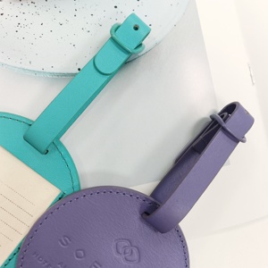 <span class=keywords><strong>Hot</strong></span> bán PU da Vòng da chính hãng hành lý tên <span class=keywords><strong>tag</strong></span> treo <span class=keywords><strong>tag</strong></span> - Product Image 5