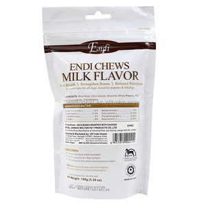 Snack per Cani a Forma di Osso di Pollo, Masticabili, Personalizzabili, Naturali, al Gusto di Latte, per Addestramento - Product Image 2
