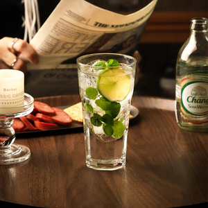 Vaso de Vidrio Grueso de Gran Capacidad para Jugos, Bebidas Frías, Agua con Gas, Cócteles, Mojitos, Highball y Bebidas Largas - Product Image 2