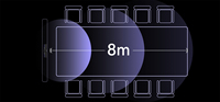 Kamera Konferensi Video All-in-One 4K OEM ODM Langsung dari Pabrik Lensa Ganda Zoom 12X Sudut Lebar 120 AI Speaker Tracking USB WiFi