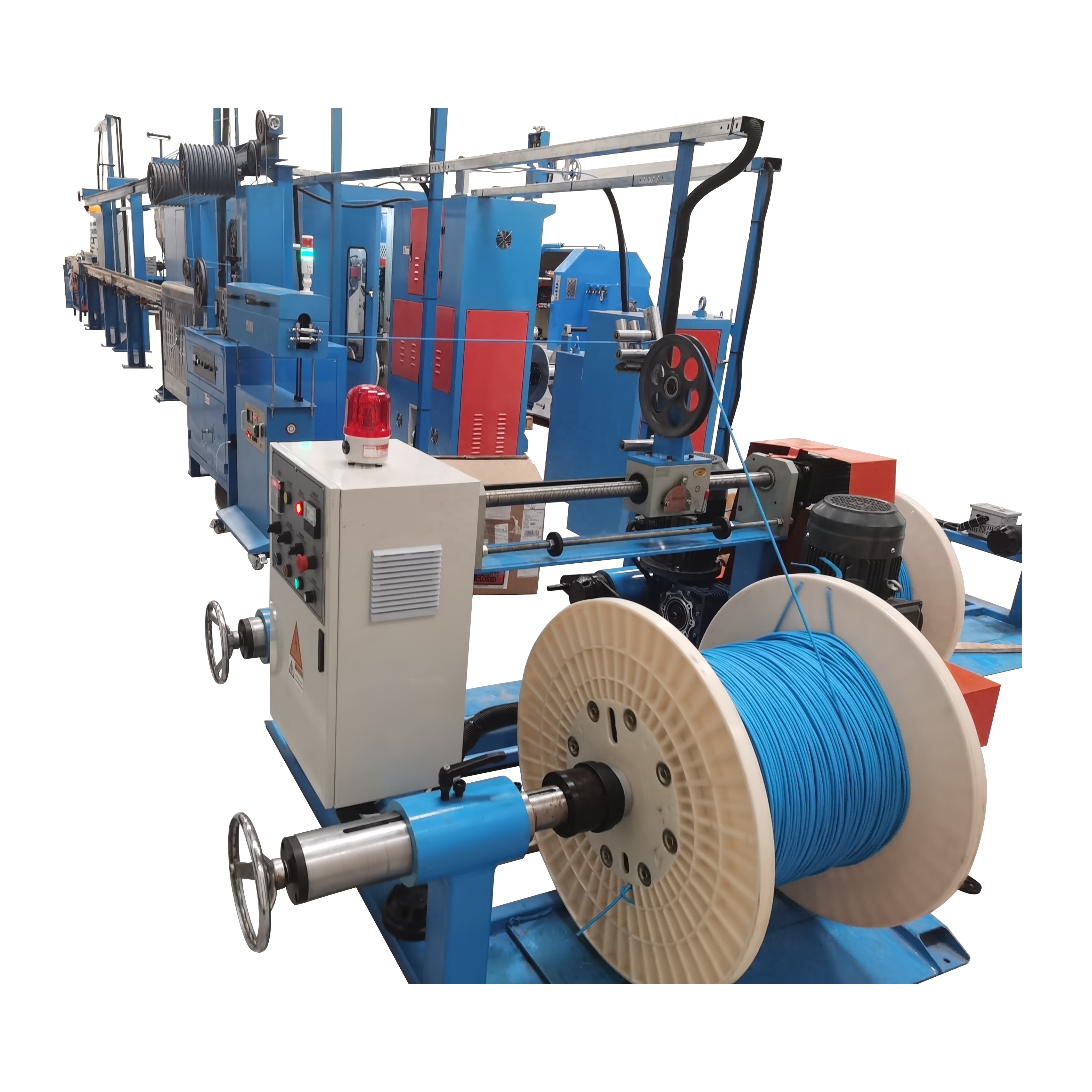 Cat5e Cat6 Lan Cable Making Machine , Network Cable Extrusion Machine