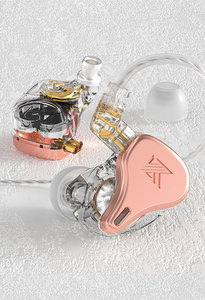 KZ X HBB 3DD DQ6S Dynamic Earbuds Wired HiFi Professional <strong>Stage</strong> <strong>Earphone</strong> Silver Plated 3.5mm Interface Private Mold Upgrade - Product Image 5