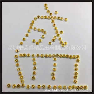 Mushroom <b>Nails</b> Shoe Buckle 7mmx7mm <b>Brass</b> Clothing Shoes Bags Decorations - Product Image 4
