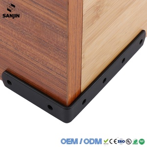 Support d'angle en acier inoxydable à 90 degrés, fixation <span class=keywords><strong>pour</strong></span> meubles, portes, armoires, écrans muraux - Product Image 4