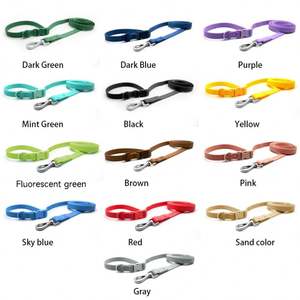 Correa y Collar para Perro Muker, de PVC Resistente al Agua, Ecológico, Multicolor, con Remaches, Color Personalizado, Ajustable - Product Image 6