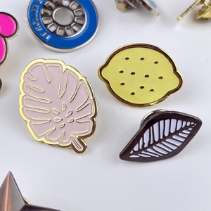 Tùy chỉnh kim loại cứng men <span class=keywords><strong>pins</strong></span> với màu sắc tùy chỉnh Đen Nickel mạ & letterpress in ấn cho quà tặng doanh nghiệp và quà lưu niệm - Product Image 1