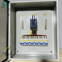 Solution de tableau de distribution multi-circuits 380V triphasé, tableau de distribution électrique 80A 100A 125A 160A 200A pour l'éclairage d'atelier