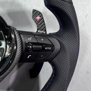 Volante de Cuero para Automóvil <span class=keywords><strong>BMW</strong></span> Serie F36 F22 F23 F48 M3 M5 <span class=keywords><strong>E</strong></span> F10 F11 F20 F21 F30 F31 F34 F32 F33, Accesorios de Fibra de Carbono - Product Image 3