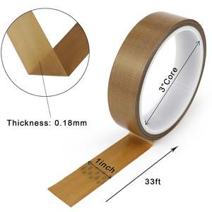 Cinta de tela de vidrio PTFE, selladores de impulso adhesivos de fibra de vidrio con aislamiento de alta temperatura para máquina selladora al vacío manual - Product Image 3
