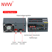 Schaltstromversorgung 1200 W 24 V für LED-Streifenlicht LED industrieller Stromschalter Stromversorgung S-1200-24