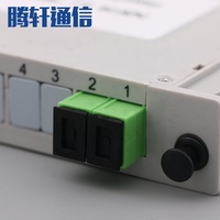 Boîte de diviseur optique de Cassette d'IP65 1*2 1*4 1*8 1*16 1*32 1*64 et type PLC d'insertion pour le PLC de l'équipement SC/UPC 1x2 de fibre optique
