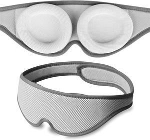 Masque pour les yeux de sommeil 3D Masque d'ombrage des yeux pour favoriser le sommeil Masque pour les yeux 3D de sommeil profond avec boîte - Product Image 2