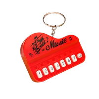 Portable Miniature Piano Modèle Porte-clés Interactif Son Jouet pour Enfants Dessin Animé Style Éducatif Cadeau Console De Jeu