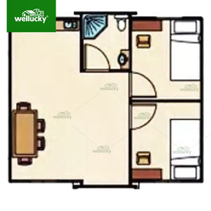 ヨーロッパスタイルの拡張可能なコンテナハウス、プレハブ式のモダンなヴィラデザイン（商業オフィスおよび住宅用） - Product Image 3