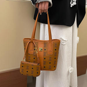 Nouveau Sac à Main Deux Pièces Tendance 2025 pour Femme – Style Vintage Polyvalent en Cuir PU avec Décoration Lettres - Product Image 3