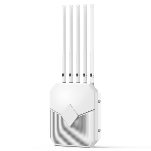 Outdoor WiFi Repeater Long Range WiFi Range Extender 3000Mbps Wireless Signal Booster 6 Antennas for Farm Yard RV