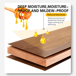 Lucidante per Pavimenti Getsun, <span class=keywords><strong>Cera</strong></span> Liquida per Pulizia Pavimenti in Legno, Lucidante per Mobili in Bambù, Prodotto per Manutenzione Pavimenti a Base d'Acqua Non Tossico - Product Image 4