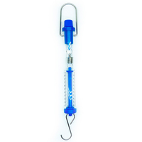 Dynamomètre à ressort cylindrique transparent pour l'éducation scolaire, instrument pédagogique de physique, ergomètre avec crochet