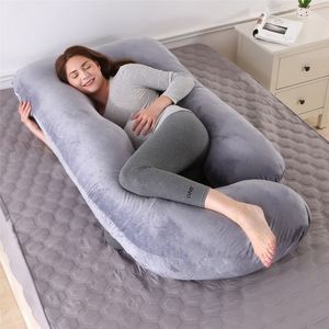 Maternity Postpartum Pregnancy <strong>Pillow</strong> Sleeping Cushion Full Body <strong>Support</strong> Nursing <strong>Pillow</strong> for Pregnant Women Belly Comfort - Product Image 2