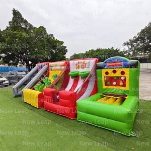 Nuovo salto 4 in1 gonfiabile air Game Sport basket dardo passo anello lancio goal Fun City - Product Image 6
