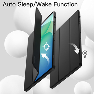 Funda para Samsung <span class=keywords><strong>Galaxy</strong></span> Tab S10 FE Plus/S10 FE+ de 13.1 Pulgadas con Soporte para Lápiz, TPU Suave, Plegable en Tres Partes, Protectora - Product Image 4
