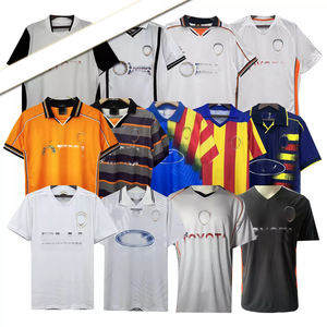 Camiseta de Fútbol Retro Personalizada del <span class=keywords><strong>Valencia</strong></span> CF 95-07 para Hombre, 100% Poliéster, Secado Rápido, Antibacteriana, <span class=keywords><strong>Manga</strong></span> Larga, Ropa Deportiva - Product Image 1