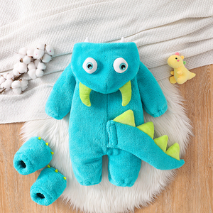 Combinaison pour bébé garçon ou fille TONWHAR Funny <span class=keywords><strong>Monster</strong></span> Newborn Animal Outfit avec queue amovible - Product Image 2