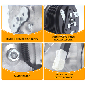 Compressor de Ar SANDEN 7V16 para <span class=keywords><strong>PEUGEOT</strong></span> 306 <span class=keywords><strong>406</strong></span> e CITROEN XANTIA 6453FE 6453GA 6453L5 9613260680 9640486480 1106 1227 SD7V16 - Product Image 4