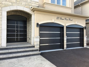<span class=keywords><strong>Porte</strong></span> de <span class=keywords><strong>garage</strong></span> <span class=keywords><strong>sectionnelle</strong></span> ATMOS résidentielle moderne isolée automatique en acier fini mousse PU pour villa - Product Image 4