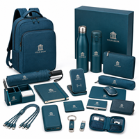 Set de Regalo Bancario Personalizado, Recuerdos Premium para Instituciones Financieras, Cuaderno, Bolso, Vaso y Bolígrafo para Eventos de Celebración de Aniversarios