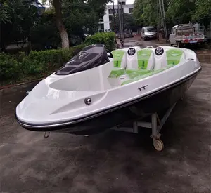 4.8m In Fibra di vetro Piccolo Fuoribordo Jet Ski Barca Con CE Approvato Per La Vendita