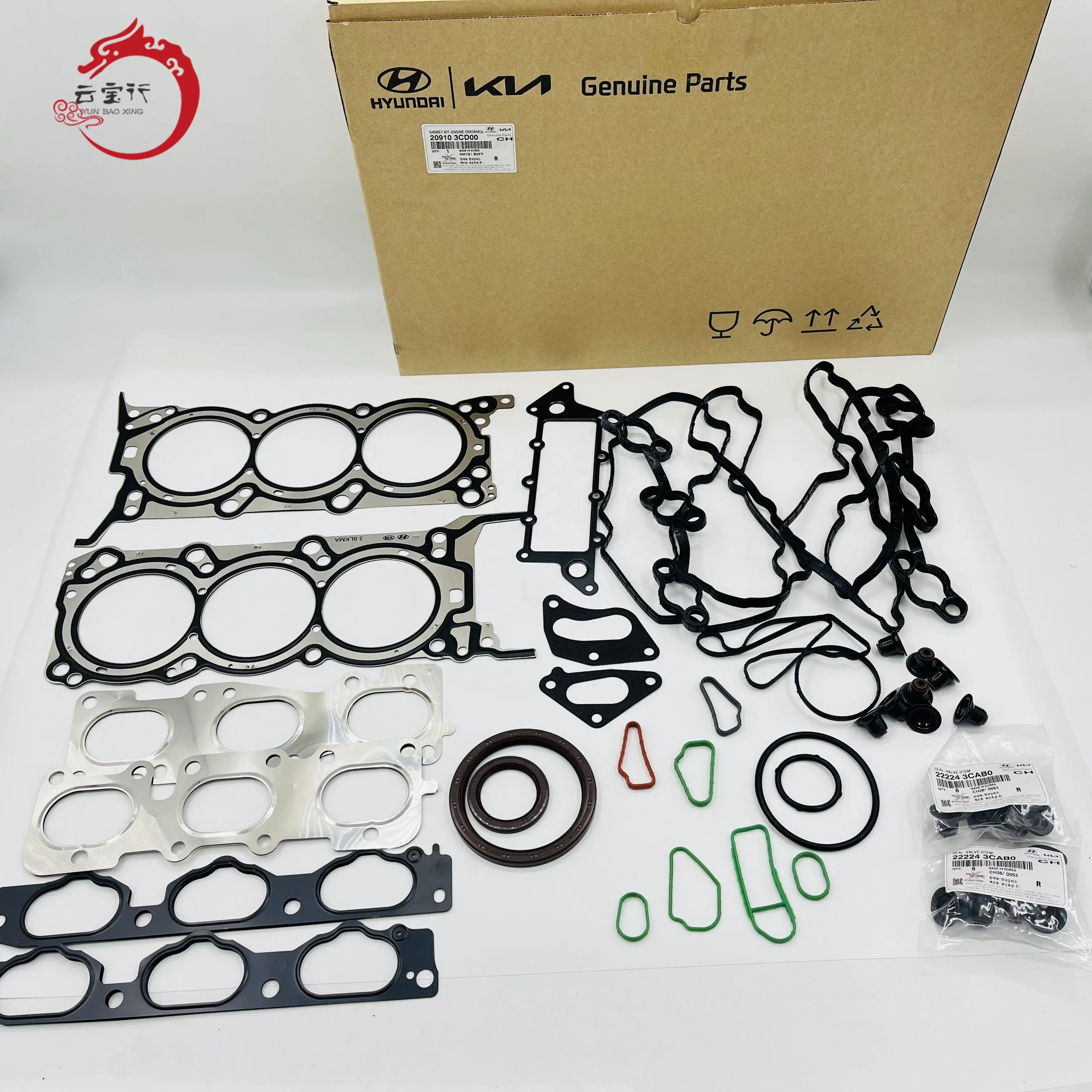 Bộ phận động cơ Bộ dụng cụ sửa chữa 3.8 V6 20910-3cd00 động cơ Gasket Kit cho Hyundai KIA