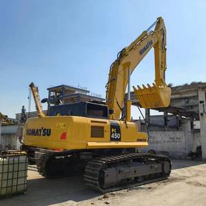 Excavatrice sur chenilles d'occasion PC450-8 KOMATSU en bon état à vendre PC400-8 de terrassement PC160LC pour les projets - Product Image 3