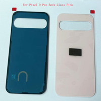 Couvercle de boîtier de téléphone portable pour Google Pixel 9 Pro Back Glass Noir Blanc Rose Gris