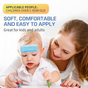 MQ <b>Cooling</b> Gel Patch (8 Pcs) - Hydrogel <b>Cooling</b> <b>Pads</b> for Forehead & Neck, Physical <b>Cooling</b> for Kids & Adults - Product Image 4