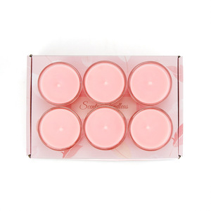 Bougies parfumées en cire de soja rose, best-sellers transfrontaliers, vente en gros, souvenirs, décoration intérieure de style européen et américain, chambre à coucher - Product Image 3