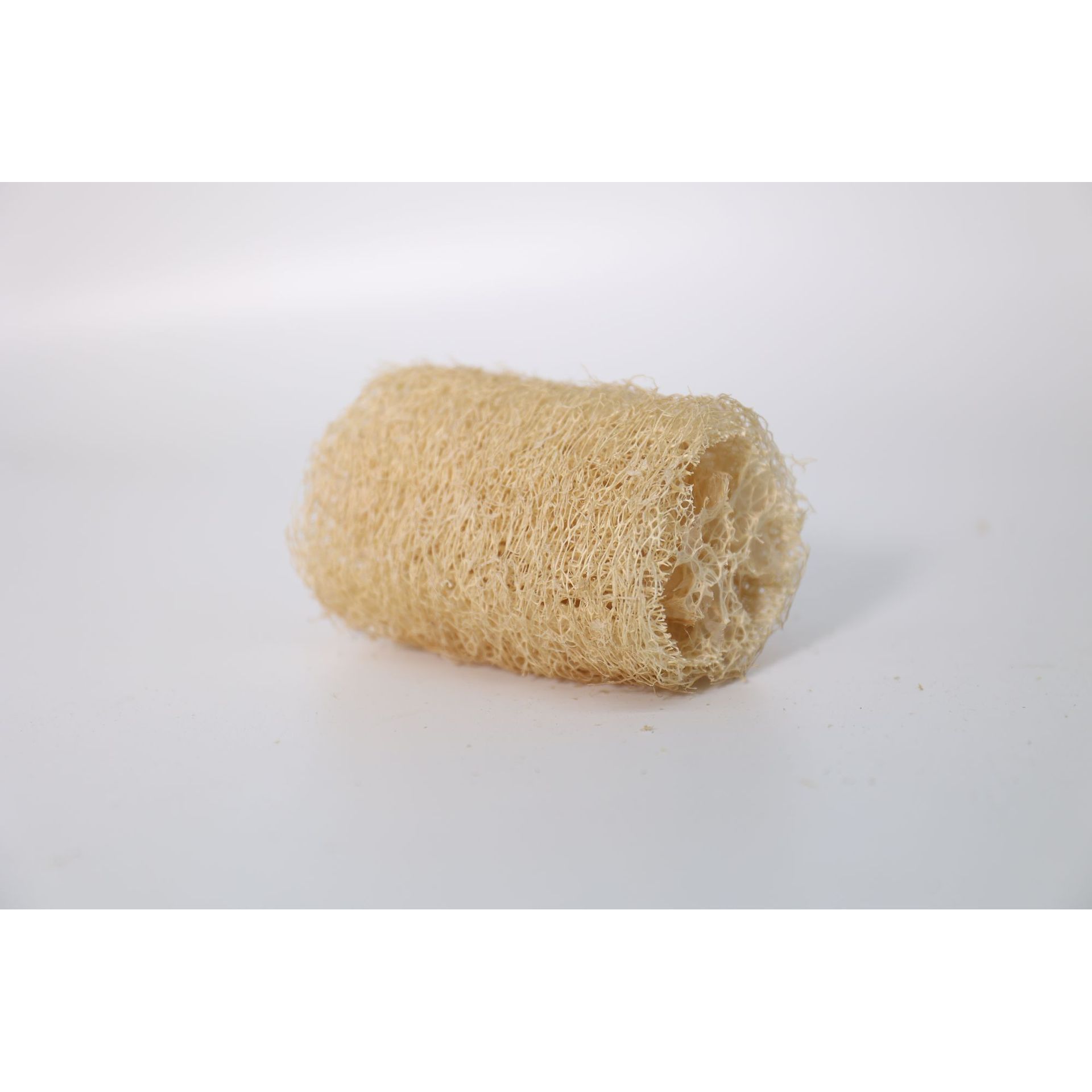 Coupez l'éponge luffa souple en sections de 10 cm.