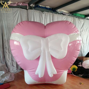 Ventas calientes Nueva forma Diseño Boda Inflables Globos en forma <span class=keywords><strong>de</strong></span> corazón rojo - Product Image 5