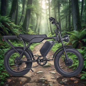 จักรยานไฟฟ้า 60V 30Ah 2000W <span class=keywords><strong>7</strong></span> สปีด 30 ไมล์ต่อชั่วโมง ยางอ้วนขนาด 20*4 นิ้ว เบรกไฮดรอลิก มอเตอร์คู่ จักรยานไฟฟ้าวิบาก 72v - Product Image 1