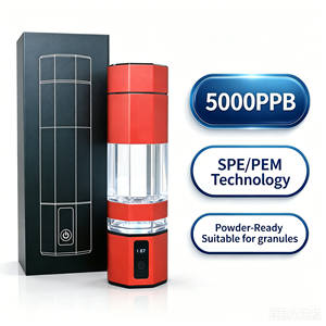 Bouteille d'eau hydrogénée innovante à double chambre 8000PPB SPE PEM, approuvée CE FDA, libérez les saveurs du vin et du thé - Product Image 1