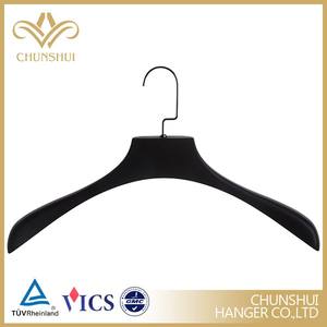 Оптовая Продажа с пользовательским логотипом Нескользящие вешалки для одежды пальто пластиковая вешалка для одежды - Product Image 4