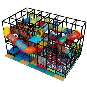 Parque de juegos interior multifuncional <span class=keywords><strong>con</strong></span> temática de bosque pequeño <span class=keywords><strong>con</strong></span> tobogán en espiral para un <span class=keywords><strong>restaurante</strong></span> o un área <span class=keywords><strong>infantil</strong></span> de hotel resort - Product Image 2