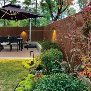 Vente directe d'<span class=keywords><strong>usine</strong></span> Panneau mural WPC moderne pour utilisation en salle de sport en extérieur Isolation thermique et acoustique Murs imperméables - Product Image 6